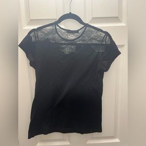 Balenciaga TS Black lace top